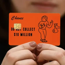 Monopoly Chance Credit Card Sticker Decal Skin Cover