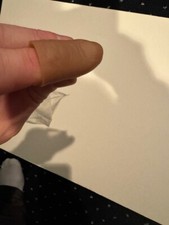 1 Pair Creative Magic Thumb Tip LED Light Magic Trick Finger Lights for Dance Pa