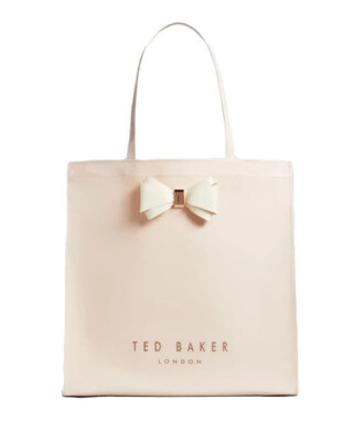 Ted Baker Alacon Plain Bow Large Icon Bag Tote (Light Pink NWT