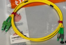 Glasfaserkabel SC zu FC Patch, gelb NEU, OVP