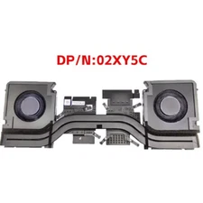 For DELL Precision 16 5680 N18P Laptop CPU GPU Cooling Fan with Heatsink 02XY5C