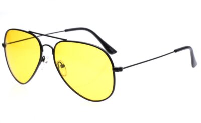 Gafas de sol estilo aviador polarizadas con visión nocturna para conducir