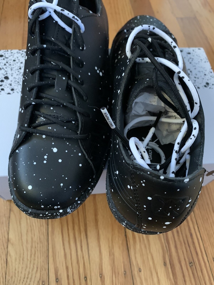 Puma × Daily Paper Match Splatter Sneakers [Sz:10] (Deadstock-New) Black/White Daily Paper x Puma Match  main image 2