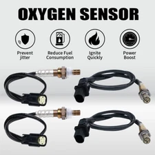 Set(4) Front+Rear O2 Oxygen Sensor For 2011-2015 Ford Flex Taurus 3.5L Turbo