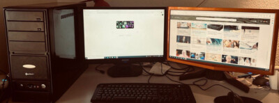 Desktop PC, windows/10, gebraucht (Funktionierendes Desktop-PC mit 2x Monitore)