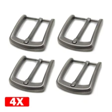 4pcs 40mm Zinc Alloy Metal Pin Single Belt Buckle Men Leather Belt Buckle USA