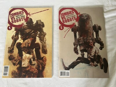 Zombies vs Robots (IDW 2006) Complete Set Run VF+/NM #1 & #2 1st Print