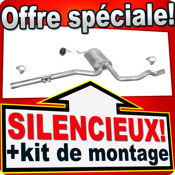 Silencieux échappement Passat B5 1.9 TDI 90 110 pot arriere berline break