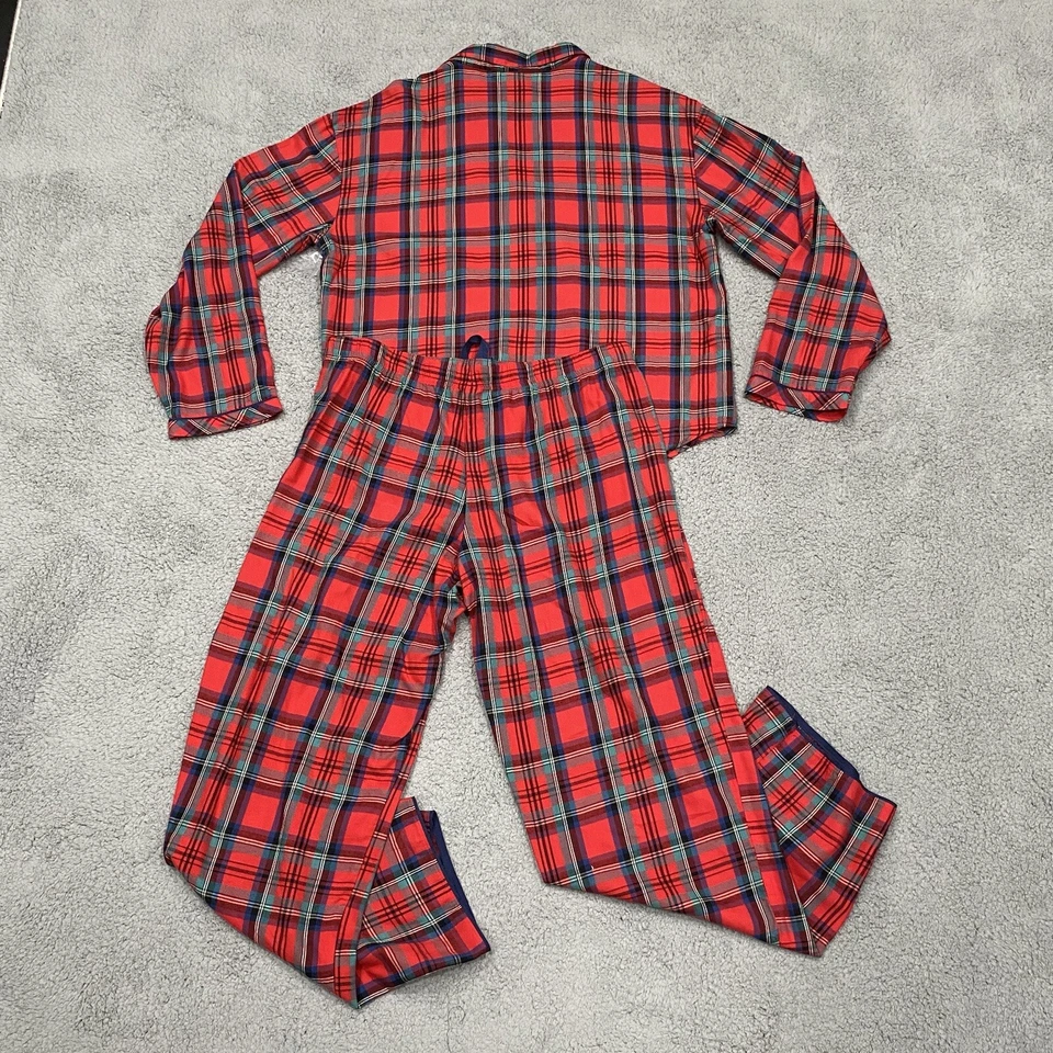 Conjunto de pijama Victorias Secret nuevo con etiquetas ropa de dormir mujer grande franela a cuadros roja Foto 3 de 4