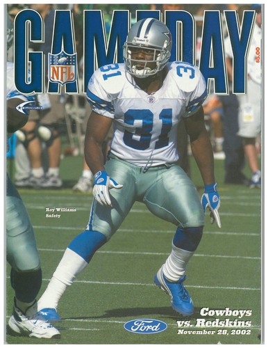 (8) Dallas Cowboys 2002 August-December NFL Gameday Vintage Program Magazines - Picture 8 of 10