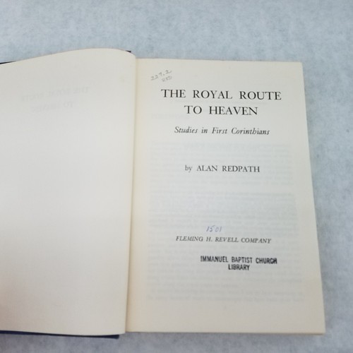 The Royal Route to Heaven - 1960 Christian Hardcover by Alan Redpath - Bild 8 von 13