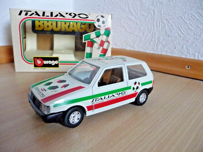 Bburago Burago 1/24 Fiat Uno Sondermodell Fussball WM Italia 1990 OVP