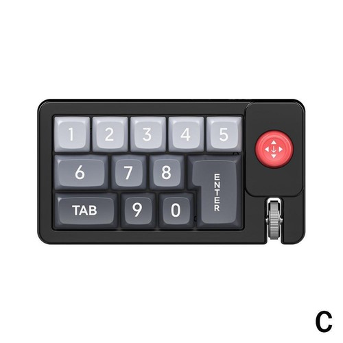 Mini USB-C Mechanical Numeric Keypad RGB Backlight Wired D4P7 Ke Numpad 13 O0O7 - Picture 18 of 18