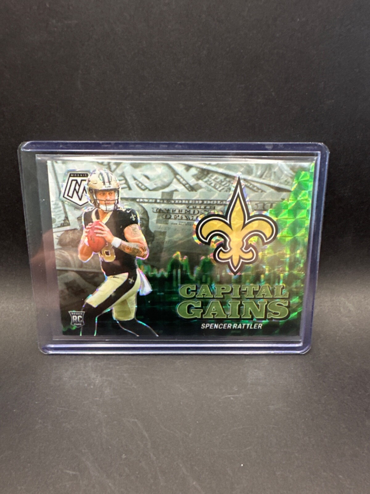 2024 Panini Mosaic Capital Gains Mosaic white #5 Spencer Rattler RC ROOKIE 24/25