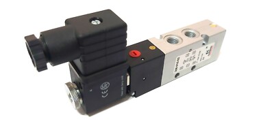 Camozzi Single Solenoid Valve 358-015-02, 5/2-way, G1/8, 24VDC