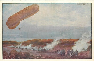 Postcard C-1910 Germany miliary airship Sailors GR24-1882
