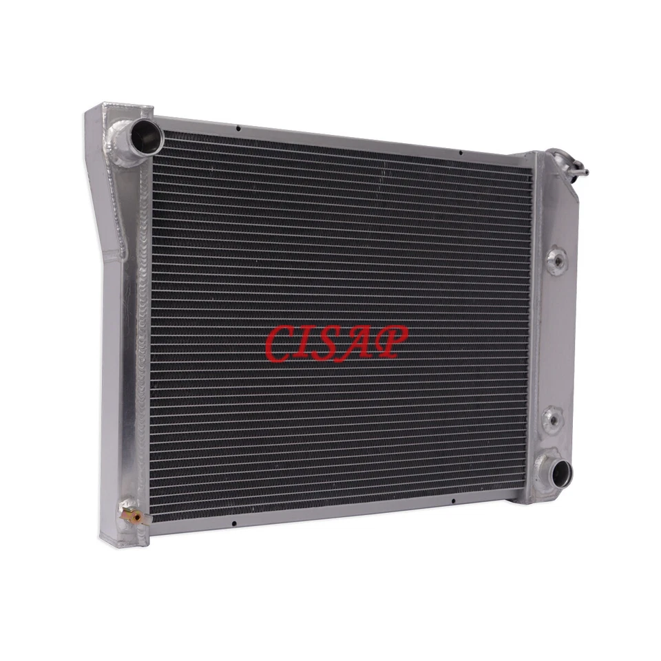 3Rows Aluminum Radiator For Chevrolet Nova 4.1L 4.3L 5.0L 5.7L V8 1972-1979 AT - Image 3 of 4