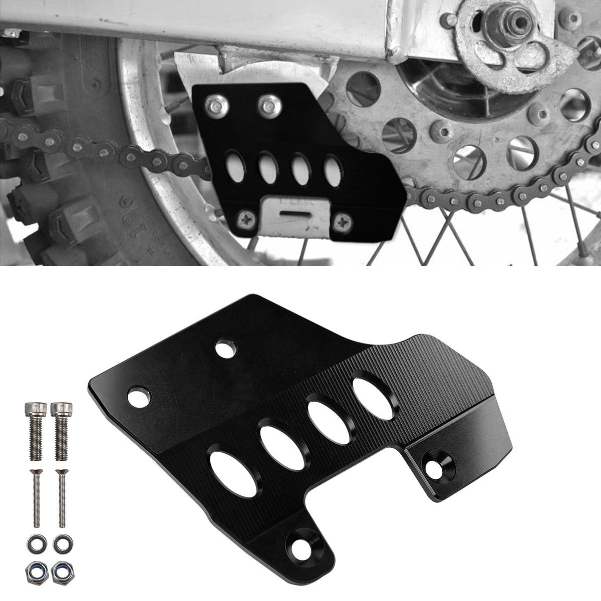 Rear Chain Belt Guide Guard Slider For Honda XR 650L XR650L - Foto 7