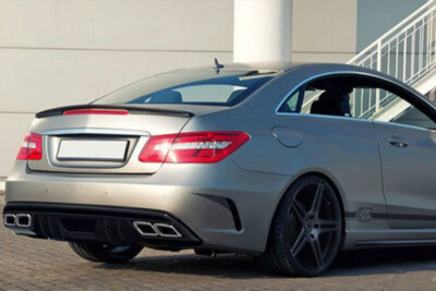 Heckspoiler für Mercedes E-Klasse A207 C207 Cabrio Coupe Spoiler hinten W207 ABS