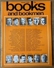 BOOKS AND BOOKMEN Magazine JAN 1976 Agatha Christie Laurie Lee Margery Allen