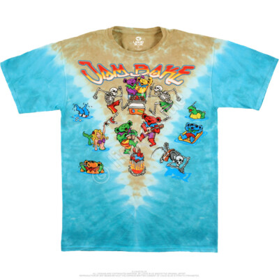 GRATEFUL DEAD-CELTIC MANDALA-2 SD TIE DYE TSHIRT S-M-L-XL-2X,3X-4X-5X-6X Garcia