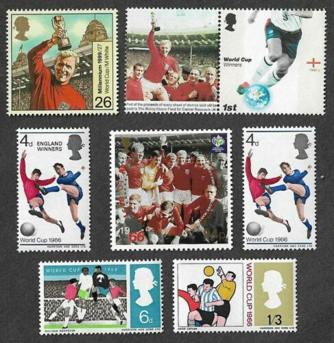 England World Cup Winners 1966 special stamps mnh collection(Royal Mail & IOM) - Picture 1 of 1
