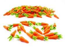 1:12 Dollhouse Miniature Food Lot 20 Loose Easter Carrot Vegetable Supply 10670