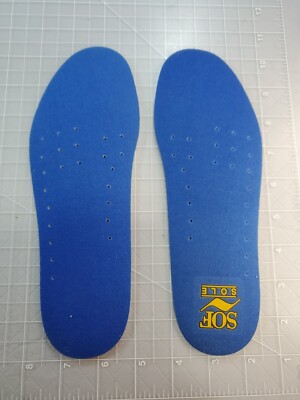 SOF Sole Foam Insoles Blue Without Box Full Length  Women's Size 9