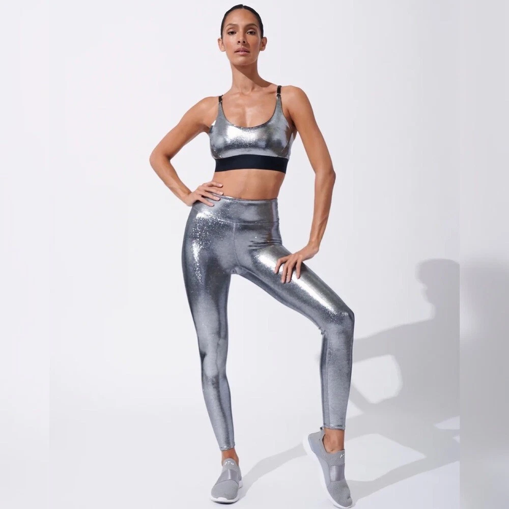 HEROINE SPORT MARVEL LEGGING METALLIC PLATINUM