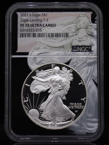 2021-S American Eagle T-2 NGC PF 70 Ultra Cameo