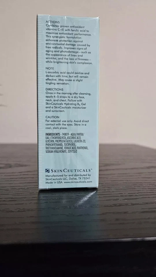 SkinCeuticals C E Ferulic - Suero antioxidante avanzado con vitamina C y E, 30 ml Foto 4 de 4