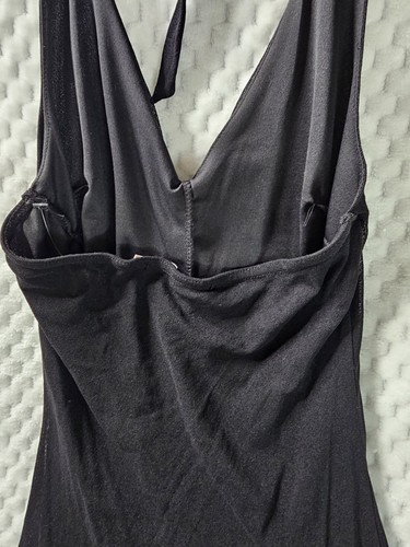 Charlotte Russe Black Party Club Dance Halter Short Dress Lace Ruffle *NWT - Picture 6 of 8