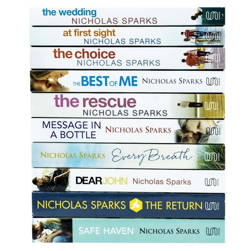 Nicholas Sparks 10 Books Set (Wedding,At First Sight,Choice,Be | Nicholas Sparks - Picture 3 of 5