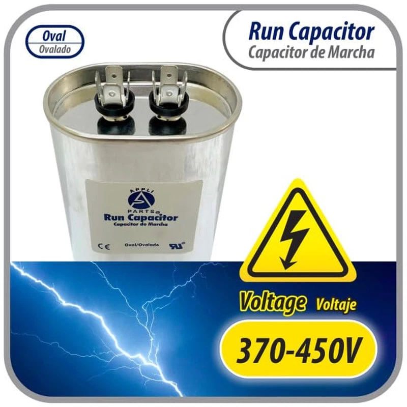 Appli Parts Run Capacitor for Ac 5 Mfd Uf (Microfarads) 370 VAC or 450 VAC CBB65 - Image 2 of 4