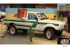 Peugeot 504 Pickup 4x4 1/43 Dangel 1985 White