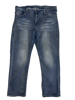 Cowgirl Tuff Co Women's 40x31 Soul Sistah Jeans Distressed Western Cowgirl Rodeo