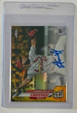 Junior Fernandez 2020 Topps Chrome Rookie Autograph Gold Refractor /50