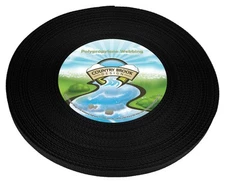 Country Brook Design® 1/2 Inch Black Polypro Webbing, 50 Yards