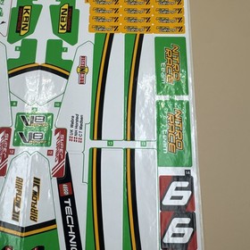 Lego Technic 24 Hours Race Car 42039 Sticker Sheet - New Never Used Authentic