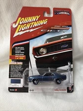 Johnny Lightning 1/64 Scale JLSP003 1969 Chevrolet Camaro ZL1 Fathom Dusk Blue
