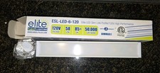Elite LED Slim Link 6" debajo del gabinete iluminación 3000K ESL-LED-6-120v cable duro