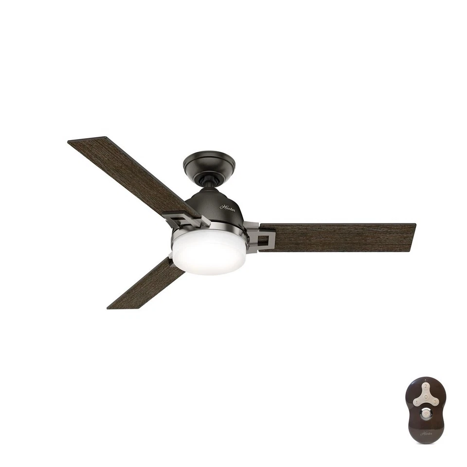 Hunter Fans - Leoni 48 Inch Ceiling Fan with LED Light Kit and Handheld Remote - Image 2 of 4
