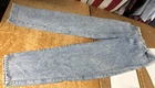 Vtg 80s-90s Sasson Acid-wash Super High-rise Tapered Mom Jeans Womens 12 x 30.5"