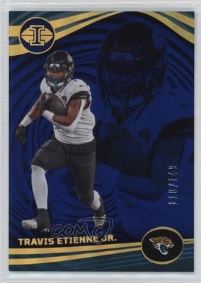 2023 Panini Illusions Blue 110/149 Travis Etienne Jr #50 14md