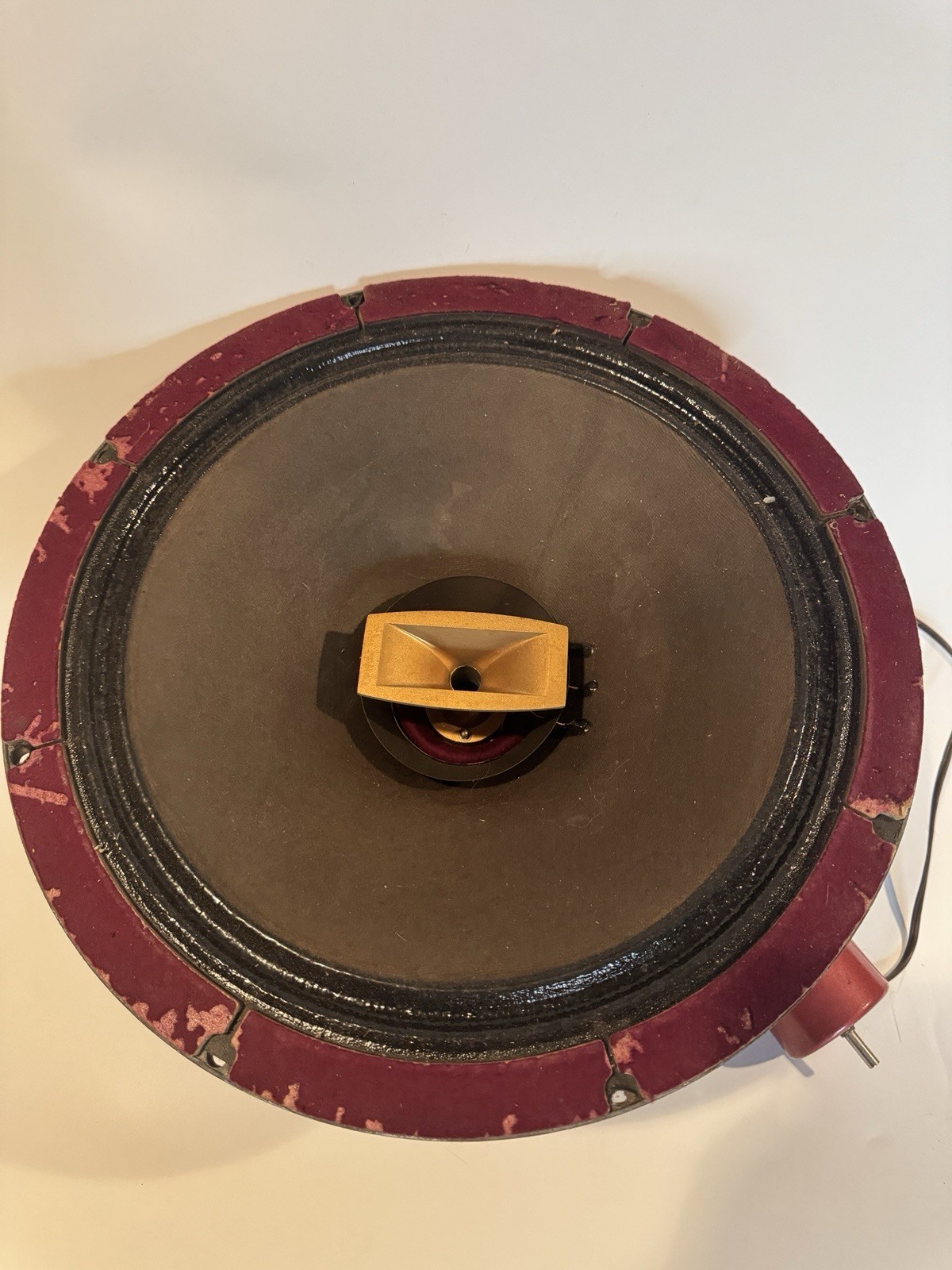 Vintage Lafayette Goodmans SK-115A 15" 16Ω SPEAKERS PAIR New England - SEE VIDEO