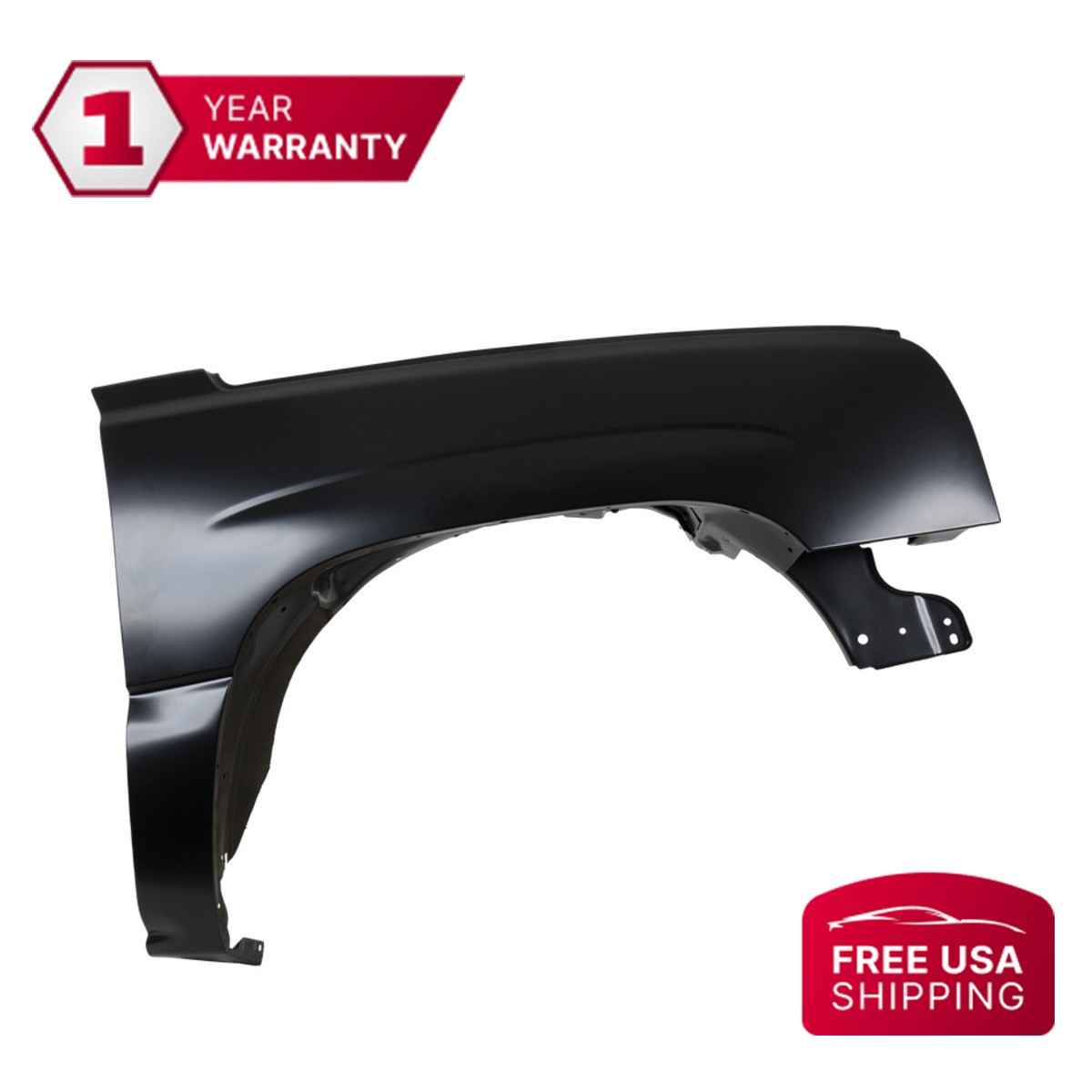Fender Primed Steel Front Passenger For 2003-2006 Chevrolet