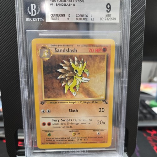 Sandslash (1st Edition) graded BGS 9 for sale on eBay