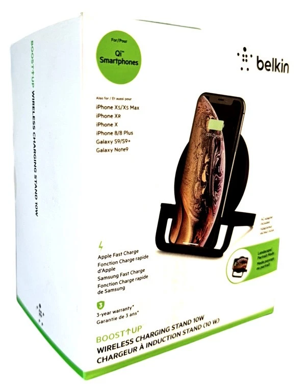 Belkin BoostUp 2-in-1 Wireless Charger + Ständer 10W - Bild 1 von 1