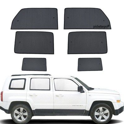 Fit For JEEP Patriot  07-17 Rest Side Window Black Silver Camp Privacy Sunshade