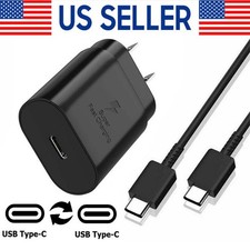 25W USB-C Super Fast Charging Power Adapter PD Type C Charger Block For Samsung